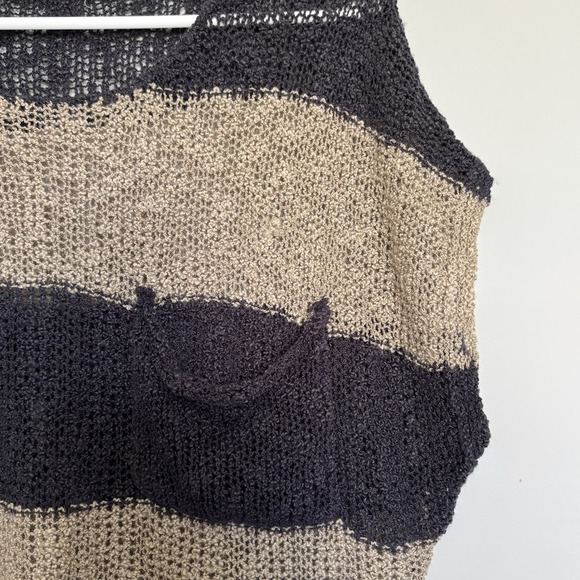 Costa Blanca Women's Size Small Top Dolman Sleeve Stripes Nautical Boho - Picture 3 of 8